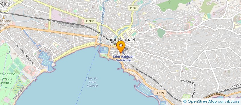 localisation de l'entreprise DISTRI LBVA à SAINT-RAPHAEL