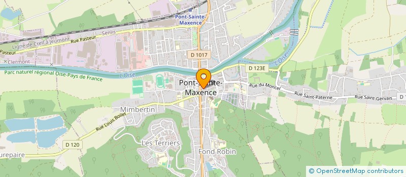 localisation de l'entreprise DISTRI LETRAM à PONT-SAINTE-MAXENCE