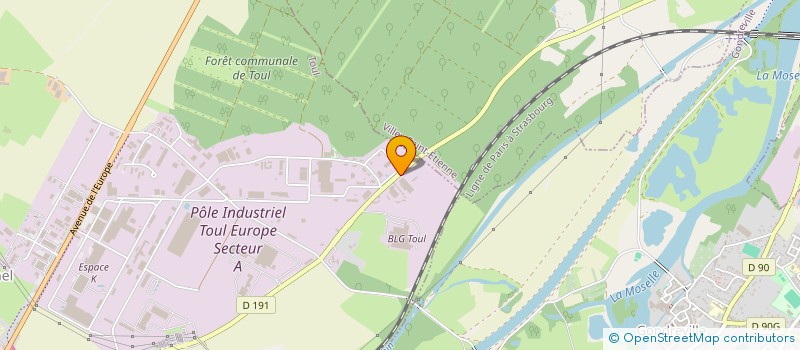 localisation de l'entreprise DISTRI-LOR  TOUL