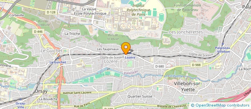 localisation de l'entreprise DISTRI LOZERE à PALAISEAU