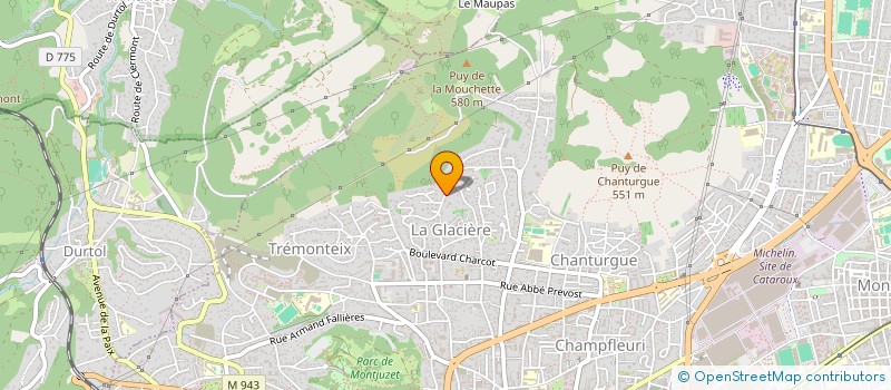 localisation de l'entreprise DISTRI MAP à CLERMONT-FERRAND