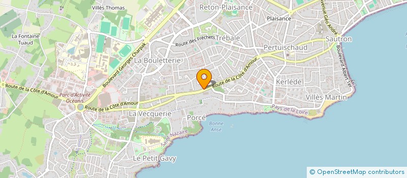 localisation de l'entreprise DISTRI MATIK  SAINT-NAZAIRE