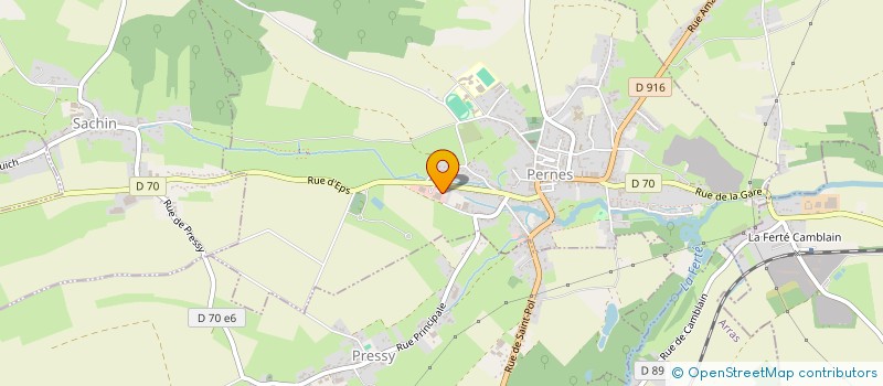 localisation de l'entreprise DISTRI-MNLI  BEAUMETZ-LES-LOGES