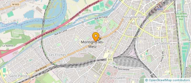 localisation de l'entreprise DISTRI MONTIGNY à MONTIGNY-LES-METZ