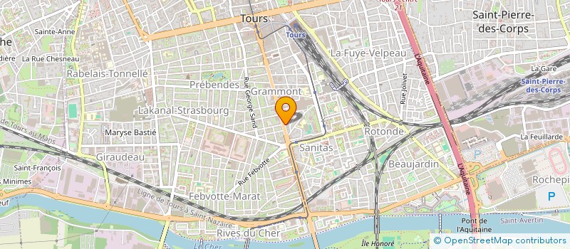localisation de l'entreprise DISTRI MUSIC à TOURS