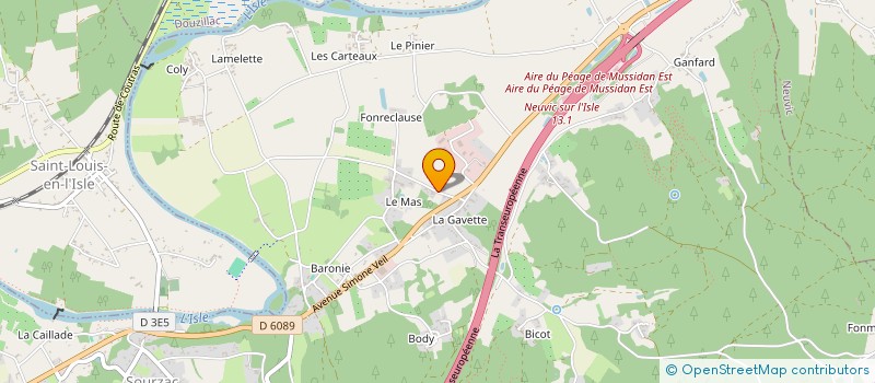 localisation de l'entreprise DISTRI-NAILS  SOURZAC