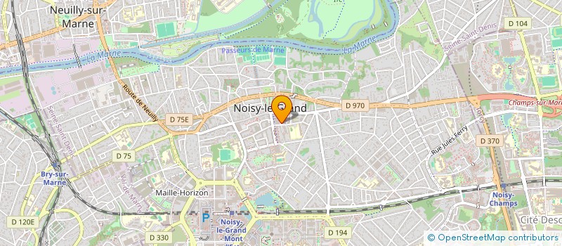 localisation de l'entreprise DISTRI NOISY à NOISY-LE-GRAND