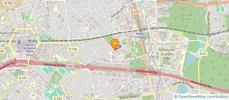 localisation de l'entreprise DISTRI NOISY  NOISY-LE-GRAND
