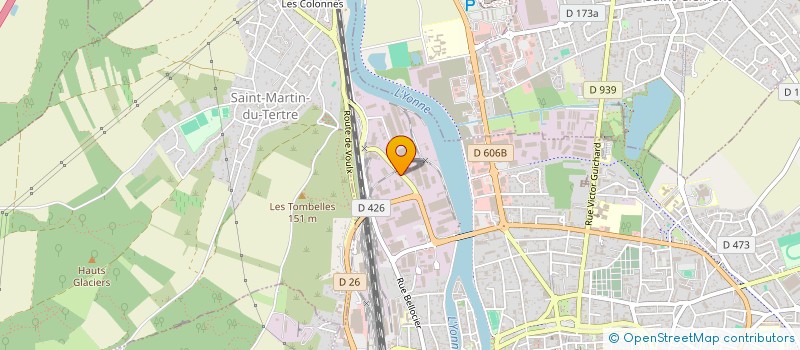 localisation de l'entreprise DISTRI - OUEST à SENS