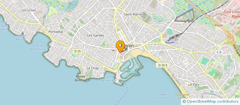 localisation de l'entreprise DISTRI-OUEST  ROYAN