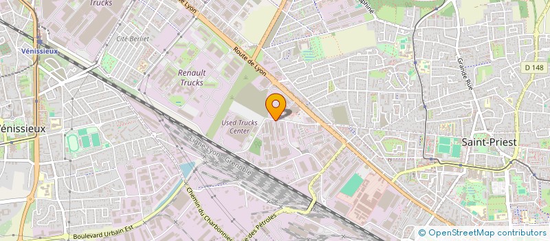 localisation de l'entreprise DISTRI PAC  SAINT-PRIEST