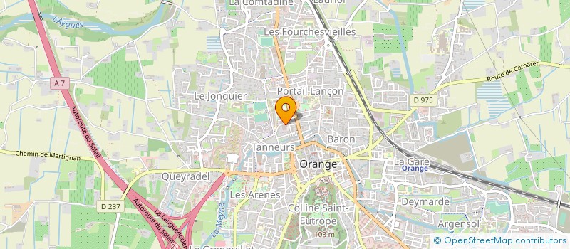 localisation de l'entreprise DISTRI-PARFUMS à ORANGE