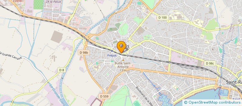 localisation de l'entreprise DISTRI PC NET à FREJUS