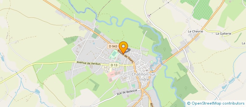 localisation de l'entreprise DISTRI PIZZ à CHATILLON-SUR-INDRE