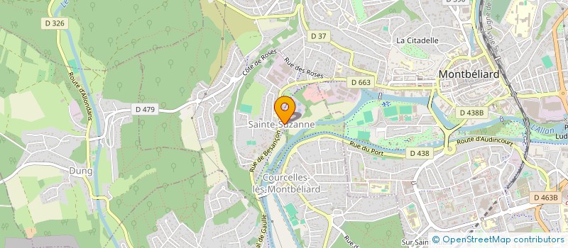 localisation de l'entreprise DISTRI PIZZA MONTBELIARD à SAINTE-SUZANNE