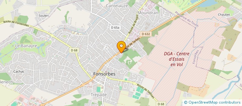 localisation de l'entreprise DISTRI-PLAISANCE à FONSORBES