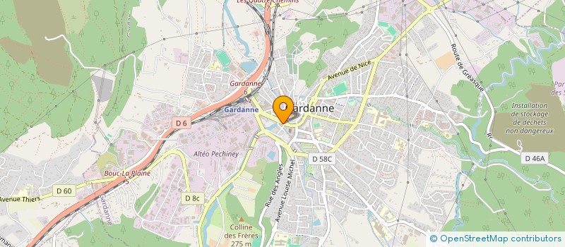 localisation de l'entreprise DISTRI PLUS  GARDANNE