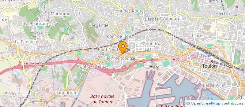 localisation de l'entreprise DISTRI POLIS à TOULON