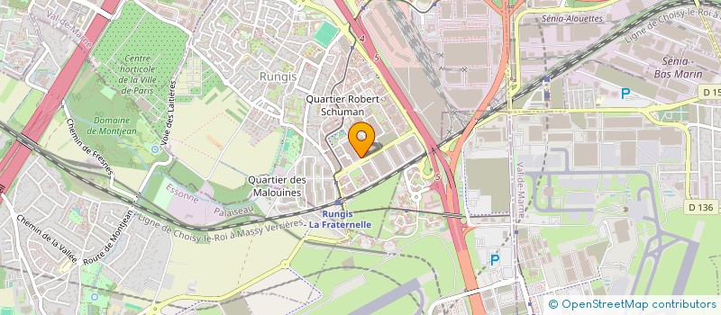 localisation de l'entreprise DISTRI'POM à RUNGIS