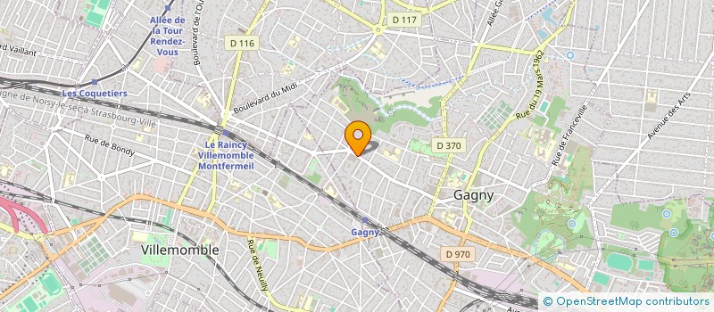 localisation de l'entreprise DISTRI RAINCY à GAGNY