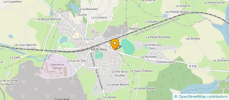 localisation de l'entreprise DISTRI SAINT-OUEN-DES-TOITS  SAINT-OUEN-DES-TOITS