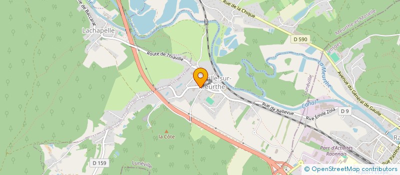 localisation de l'entreprise DISTRI SAM à BERTRICHAMPS