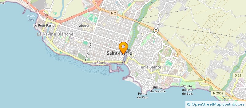 localisation de l'entreprise DISTRI SERVICE à SAINT-PIERRE