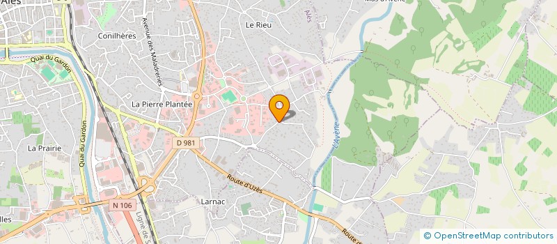 localisation de l'entreprise DISTRI SERVICE PRO à ALES