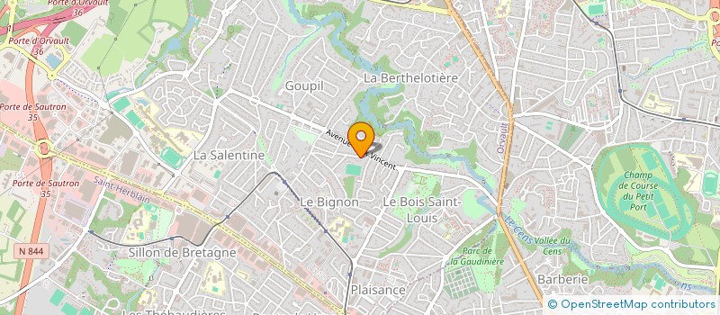 localisation de l'entreprise DISTRI SERVICES à ORVAULT