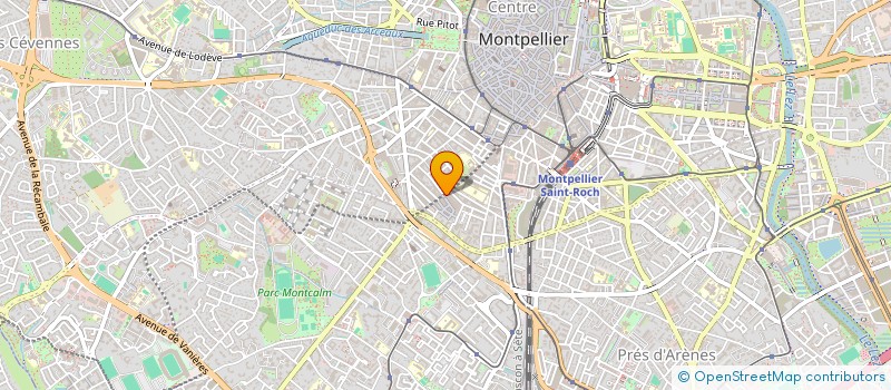 localisation de l'entreprise DISTRI-SNACK à MONTPELLIER