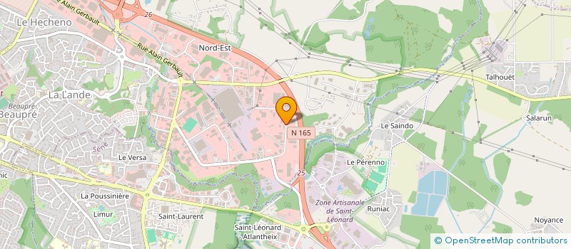 localisation de l'entreprise DISTRI SOLEIL à VANNES