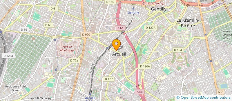 localisation de l'entreprise DISTRI STOCK & DISCOUNT SAT COM à ARCUEIL