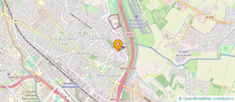 localisation de l'entreprise DISTRI-SUD  TOULOUSE