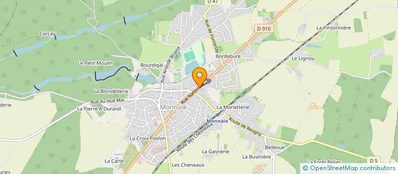 localisation de l'entreprise DISTRI WARE SARL  MONNAIE