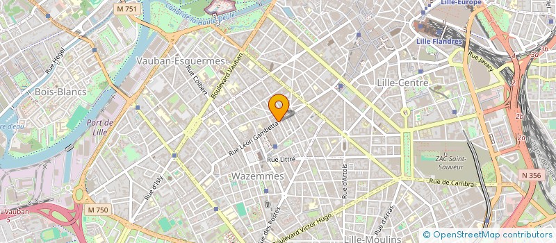 localisation de l'entreprise DISTRI WEED à LILLE