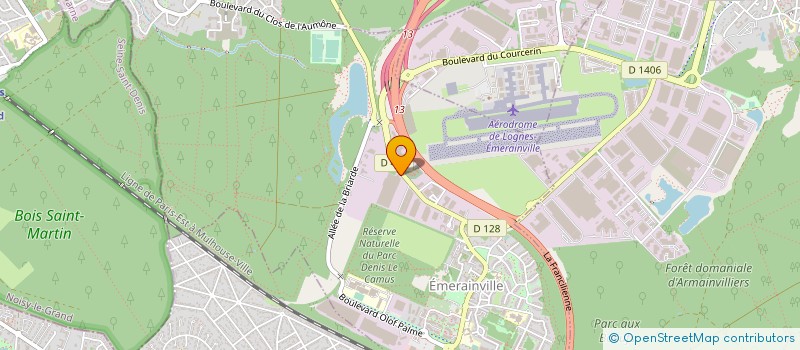 localisation de l'entreprise DISTRI3R  EMERAINVILLE