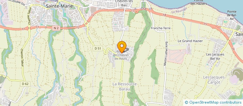 localisation de l'entreprise DISTRIALL  SAINTE-MARIE