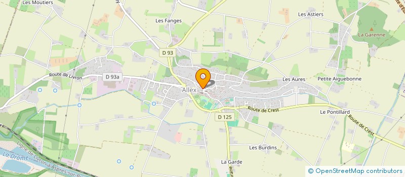 localisation de l'entreprise DISTRIALLEX  ALLEX