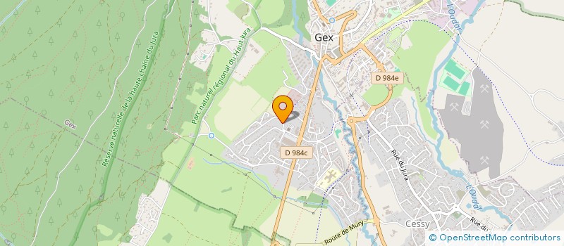 localisation de l'entreprise DISTRIANNEMASSE à GEX