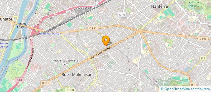 localisation de l'entreprise DISTRIB à RUEIL-MALMAISON