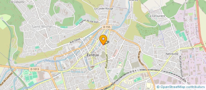 localisation de l'entreprise DISTRIB ASSOCIES à EVREUX