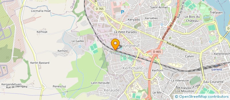 localisation de l'entreprise DISTRIB. AUDIO PETITS APPAR. MENAGERS à LORIENT