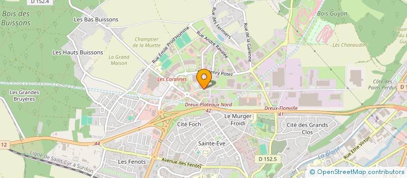 localisation de l'entreprise DISTRIB AUTO 28 à DREUX