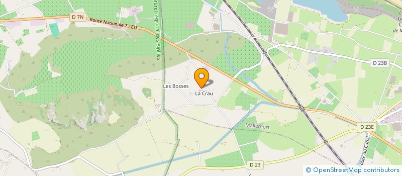 localisation de l'entreprise DISTRIB BOISSONS ALIMENTATION AUTOMAT  MALLEMORT