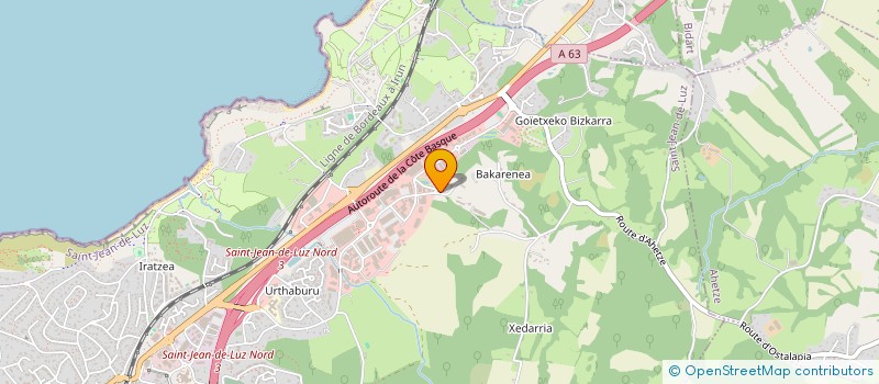 localisation de l'entreprise DISTRIB. ET MARKETING EUSKAL HERRIA à SAINT-JEAN-DE-LUZ
