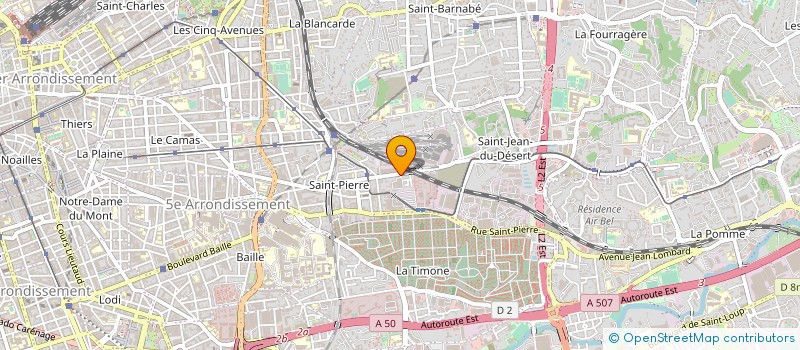 localisation de l'entreprise DISTRIB EUROP FOUNIT INDUSTR AUTOMOBILES à MARSEILLE