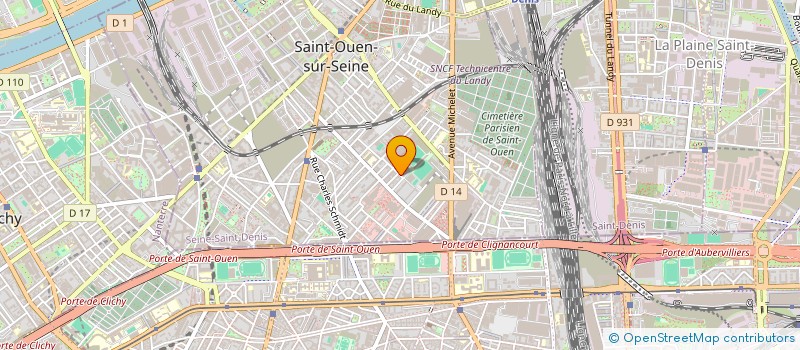 localisation de l'entreprise DISTRIB GYM à SAINT-OUEN-SUR-SEINE