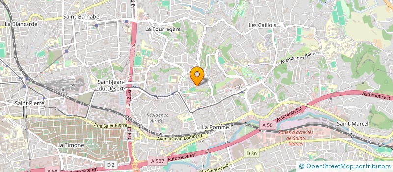 localisation de l'entreprise DISTRIB INNOV RECHERCHE TECHNOLOGI à MARSEILLE 11EME