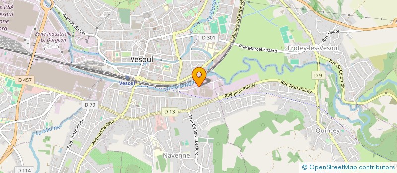 localisation de l'entreprise DISTRIB INSTAL ENERGIES MODERNES EMONNOT à VESOUL