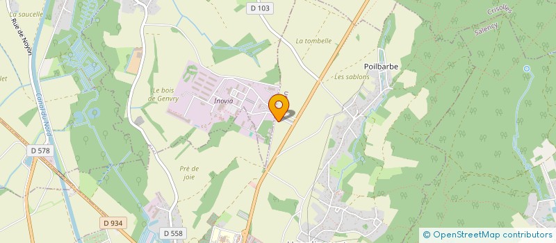 localisation de l'entreprise DISTRIB M  NOYON